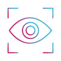 Eye Scan Vector Icon