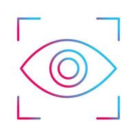 Eye Scan Vector Icon