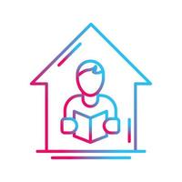 Home Learning Vector Icon