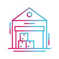 Warehouse Vector Icon