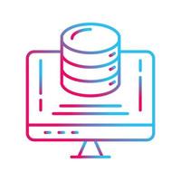 Data Storage Vector Icon