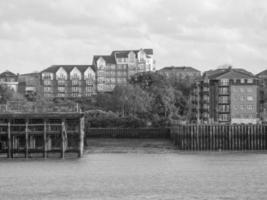 the thames river in england photo