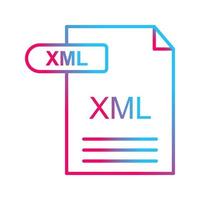 XML Vector Icon
