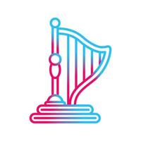 Harp Vector Icon