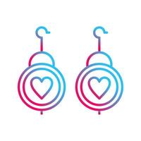 Earrings Vector Icon