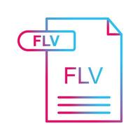 FLV Vector Icon