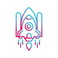 Space Shuttle Vector Icon