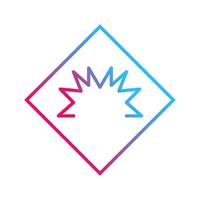 Danger of Welding Flash Vector Icon