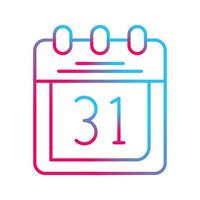 icono de vector de calendario