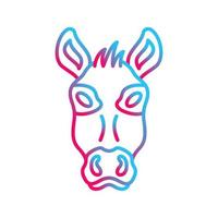 Donkey Vector Icon