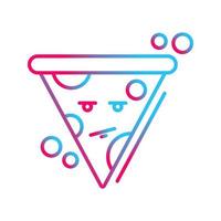 icono de vector de pizza