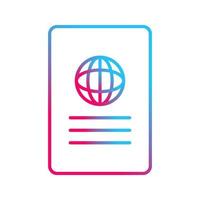 Global Report Vector Icon