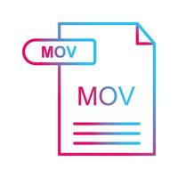 MOV Vector Icon