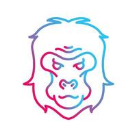 Gorilla Vector Icon