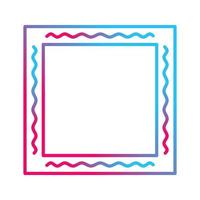 Unique Frame Vector Icon