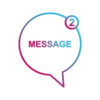 Message Bubbles Vector Icon