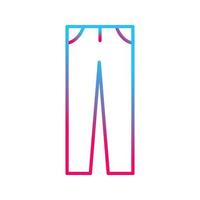 icono de vector de pantalones