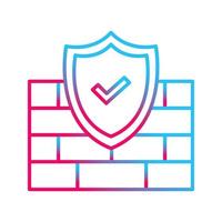 FireWall Vector Icon