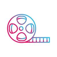 Film Reel Vector Icon