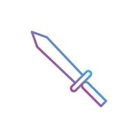 Unique Sword Vector Icon