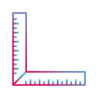 square Ruler Vector Icon