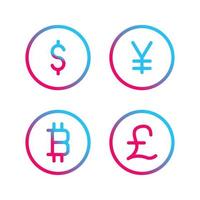 Currency Symbols Vector Icon