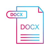 icono de vector docx