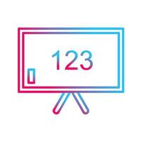 Unique Classroom Board Vector Icon