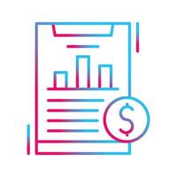 Financial Analytics Vector Icon