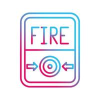 Fire Button Vector Icon