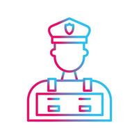 Police Man Vector Icon