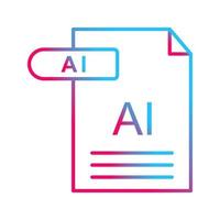 icono de vector de ai