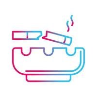 Broken Cigarette Vector Icon