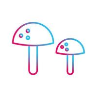 Mushrooms Vector Icon