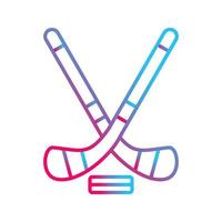 icono de vector de hockey sobre hielo