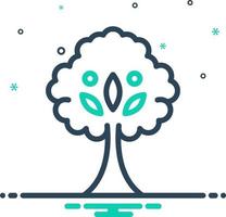 mix icon for tree vector