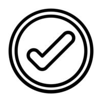 Checked Icon Design vector