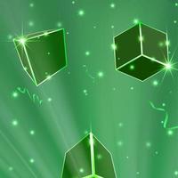 Abstract green backgrounds sky landscapes in night with. Vector sparkling for party design
