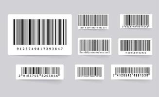 Barcode on white background. Vector illustration