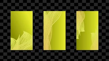 Abstract mockup yellow gradient art. Suitable for posts, banners design and layout design template for brochure. Vector fashion backgrounds