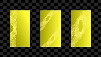 Abstract mockup yellow gradient art. Suitable for posts, banners design and layout design template for brochure. Vector fashion backgrounds