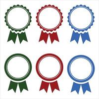 Collection of awards vector