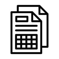 Spreadsheet Icon Design vector