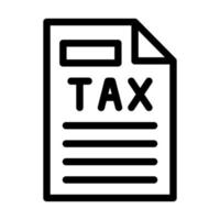 Tax Icon Design vector