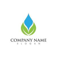 water drop Logo Template vector