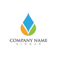 water drop Logo Template vector