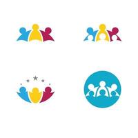 Community, network and social icon vector