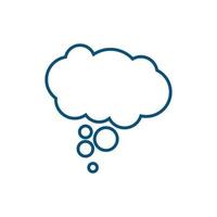 Speech bubble icon vector illustration