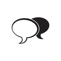 Speech bubble icon vector illustration