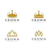 Crown Logo Template vector icon